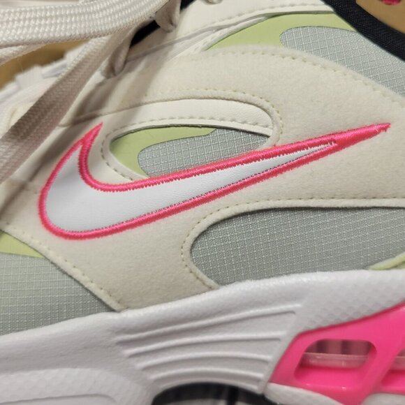 Womens Nike Zoom Air Fire- Light Silver/Hyper Pink/Olive Aura/White - Picture 6 of 12